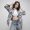 Women's Black & White Plaid Oversized Shirt