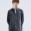 Vintage Deconstructed Spliced Mock Neck Cardigan – Men's Relaxed Fit Half-Zip Knit Sweater | Minimalist Slouchy Winter 2025 Essential